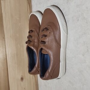 Sperry Top Slider Kids Shoes Size 11M Striper II Jr leather